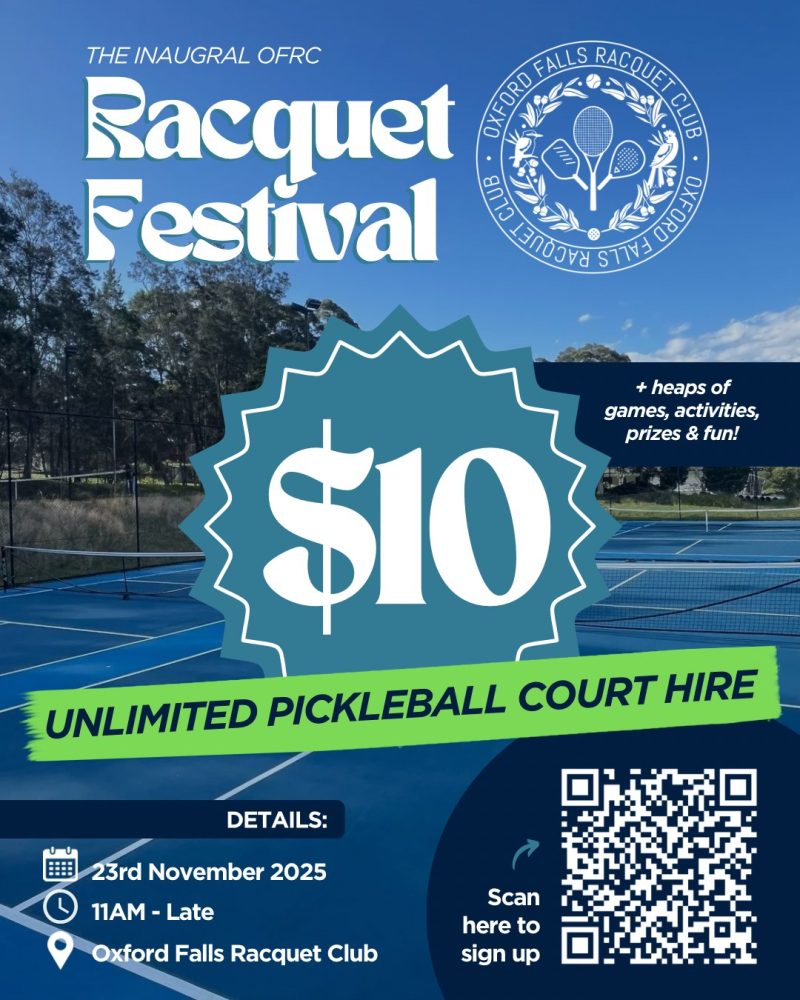 OFRC Racquet Festival on November 23